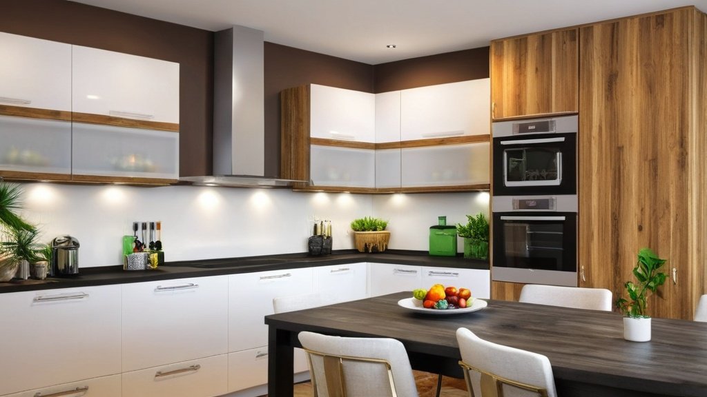 Photo kitchen wall design