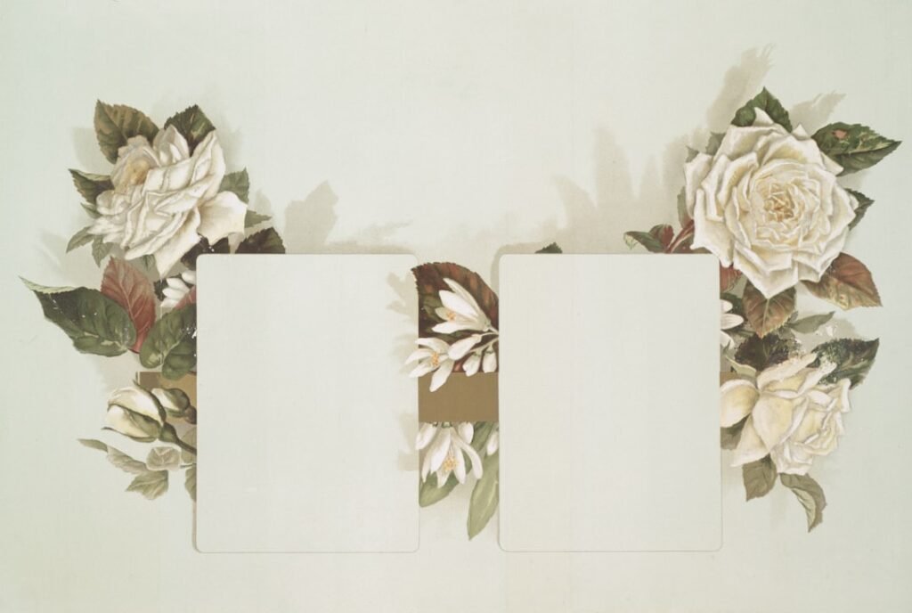 Photo flower wall stickers
