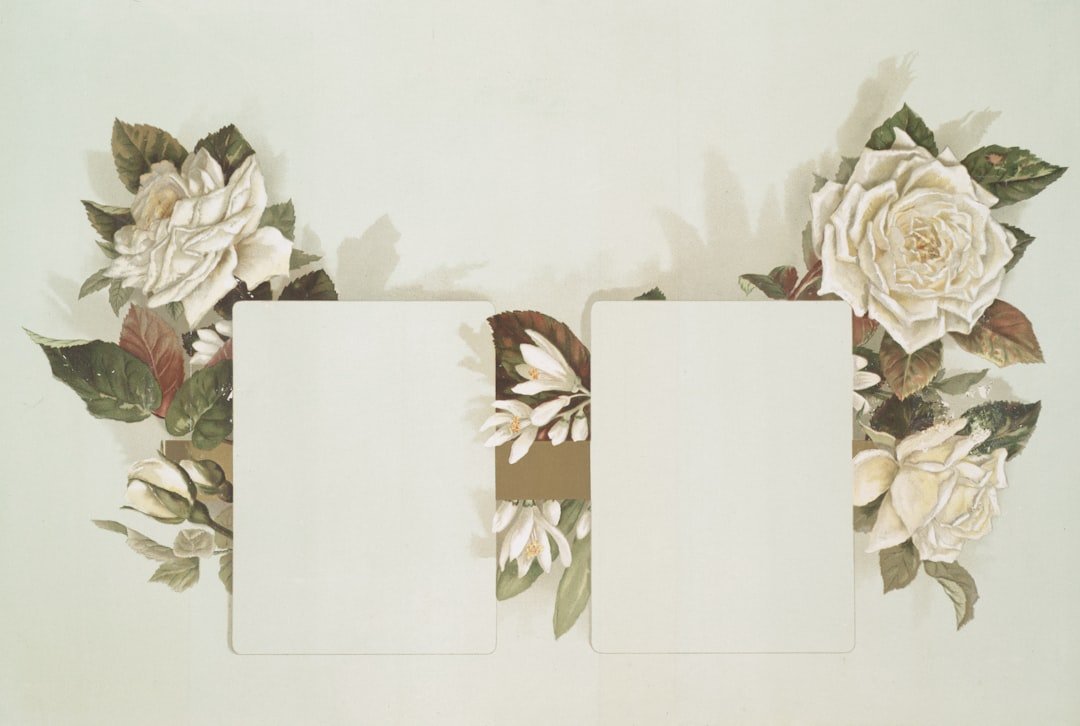 Photo flower wall stickers